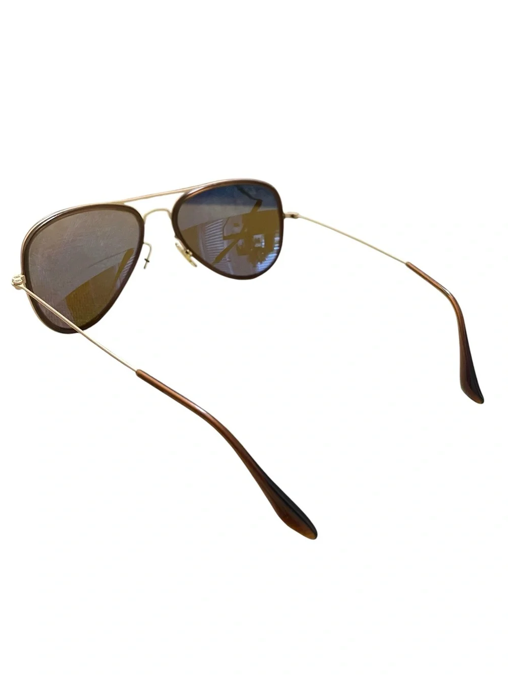 Ray-Ban RB 3513-M Aviator Flat Metal Matte Gold Men's Women's Aviator Frame